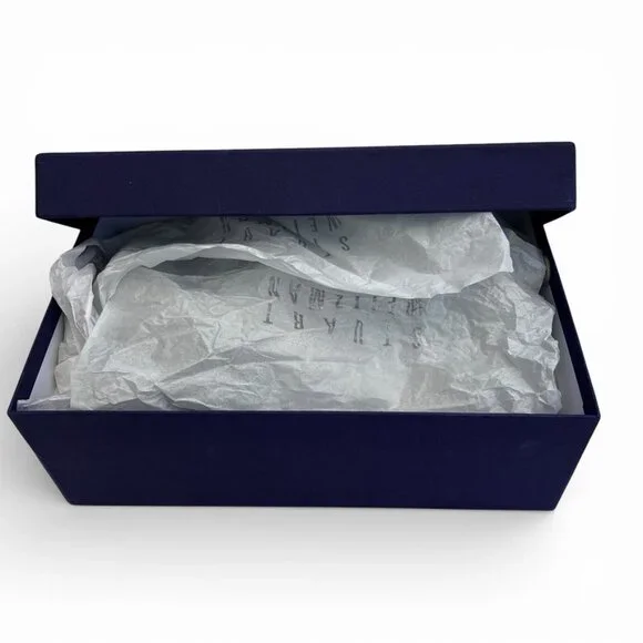 STUART WEITZMAN Goosebump Ankle Black 75 Nudist Dress Sandals Heels | Sz 8 - Picture 14 of 14